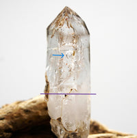 Omapeleki Brandberg Skeletal Master Self-Healed DT Negative Manifestation Quartz