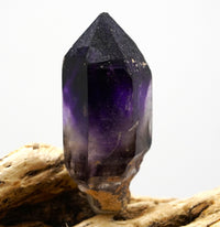Brandberg Amethyst Phantom Sceptre: Hand-Mined Raw Quartz Crystal