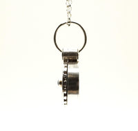 Blue Sapphire Locket Silver Pendant: Handmade Natural Gemstone Jewellery