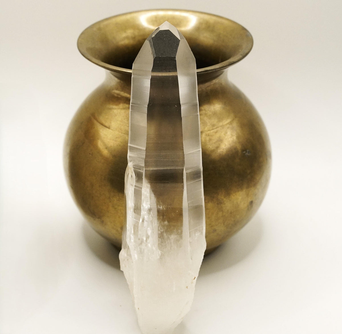 Lemurian Dow Crystal: Ethically Hand-Mined Natural Quartz
