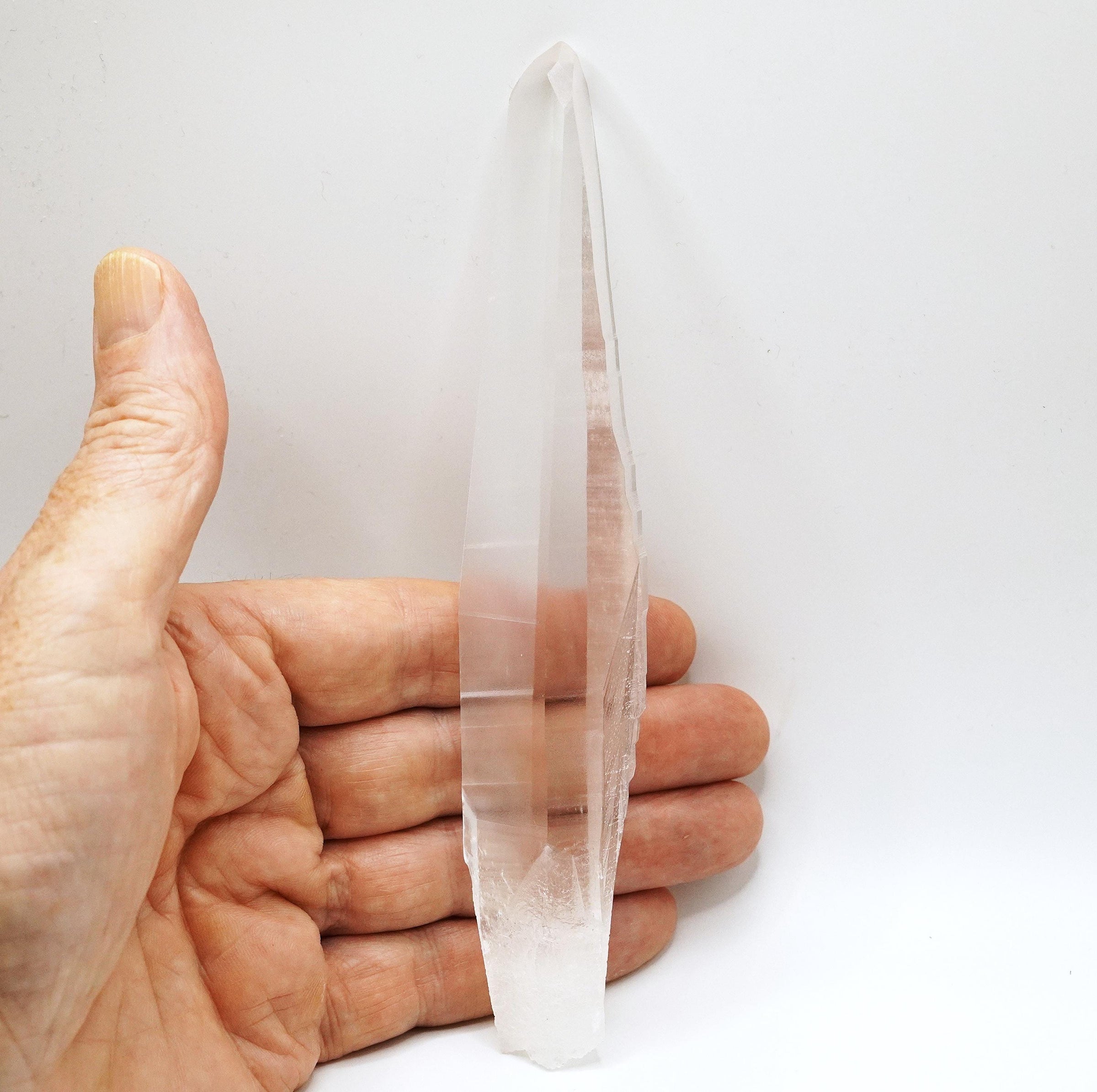 Lemurian Laser Crystal: Ethically Hand-Mined Natural Quartz
