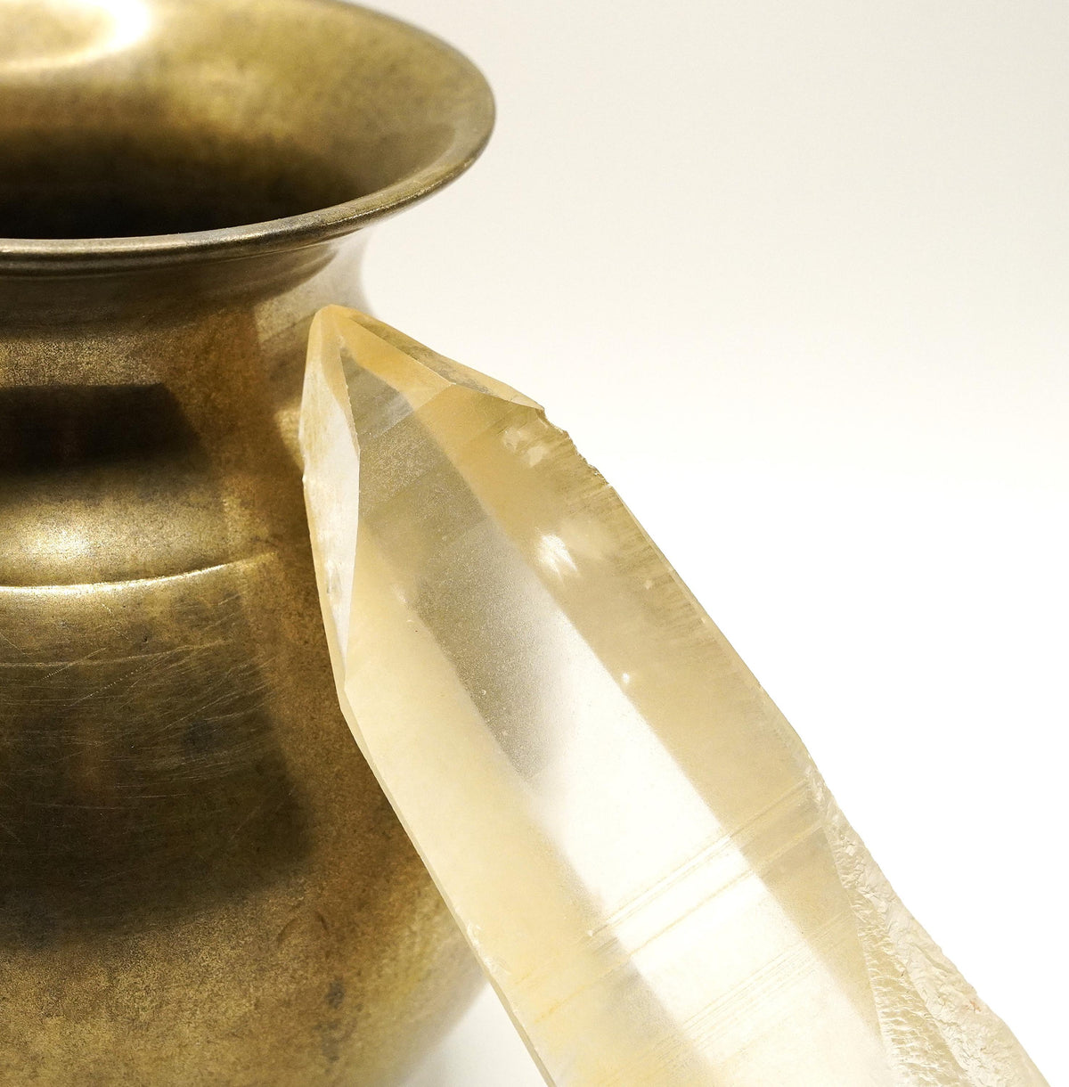 Golden Lemurian Manifestation Quartz: Ethically Hand-Mined Raw Crystal