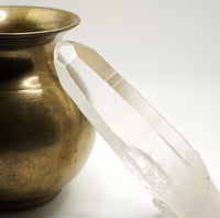 Lemurian Dow Crystal: Ethically Hand-Mined Natural Quartz