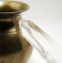 Lemurian Dow Crystal: Ethically Hand-Mined Natural Quartz