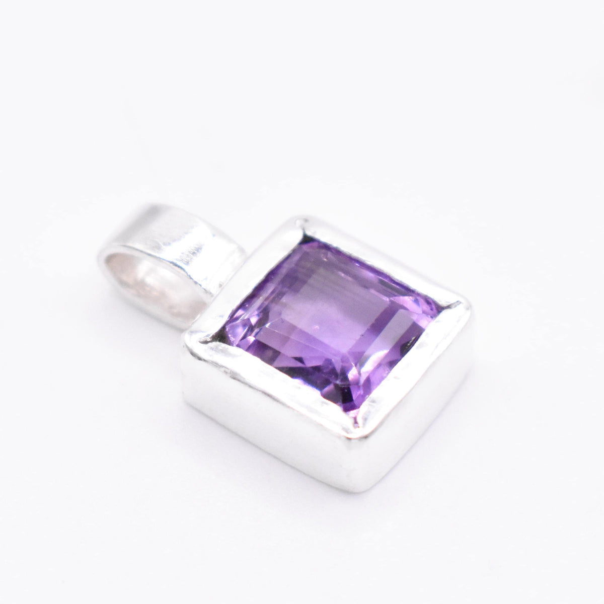 Amethyst Sterling Silver Pendant