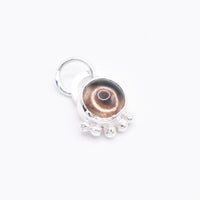 Smoky Quartz Silver Pendant: Unique Handmade Natural Gemstones Jewellery