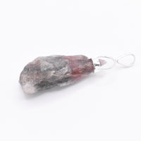 Super 7 Silver Pendant: Ethically Mined Natural Crystal