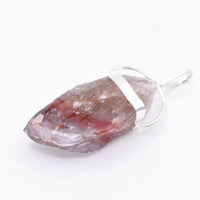 Super 7 Silver Pendant: Ethically Mined Natural Crystal