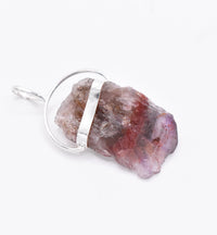 1 - Super 7 Silver Pendant: Ethically Mined Natural Crystal