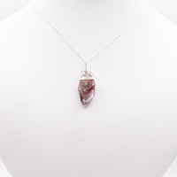 Super 7 Silver Pendant: Ethically Mined Natural Crystal