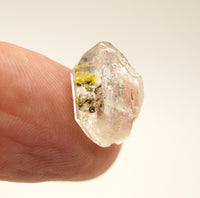 Golden Enhydro - Petroleum Quartz: Ethically Hand-Mined Himalayan Crystal
