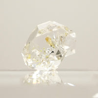Golden Enhydro - Petroleum Quartz: Ethically Hand-Mined Himalayan Crystal