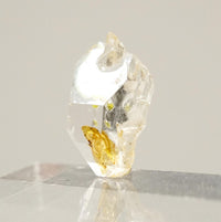 Golden Enhydro - Petroleum Quartz: Ethically Hand-Mined Himalayan Crystal