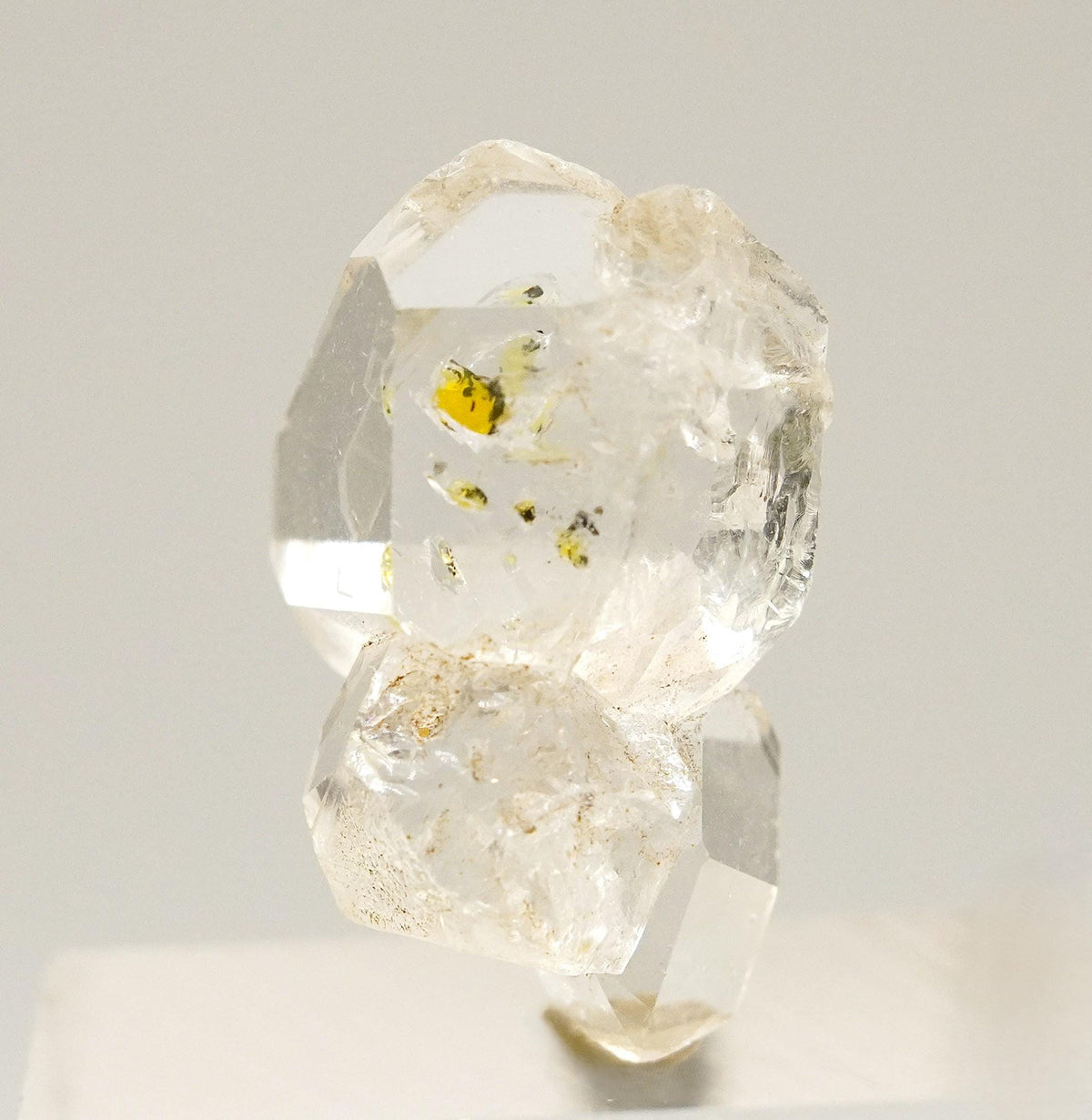 Golden Enhydro - Petroleum Quartz: Ethically Hand-Mined Himalayan Crystal