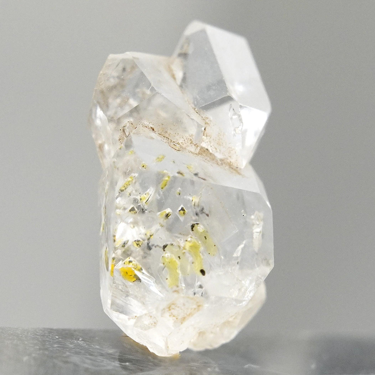 Golden Enhydro - Petroleum Quartz: Ethically Hand-Mined Himalayan Crystal