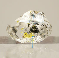 Golden Enhydro - Petroleum Quartz: Ethically Hand-Mined Himalayan Crystal