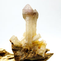 Brandberg Smoky & Amethyst Phantom Sceptre: Hand-Mined Raw Quartz Crystal