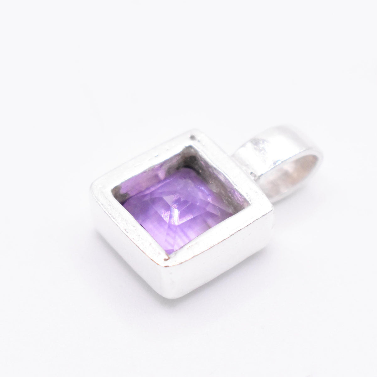 Amethyst Sterling Silver Pendant
