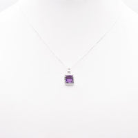 Amethyst Sterling Silver Pendant