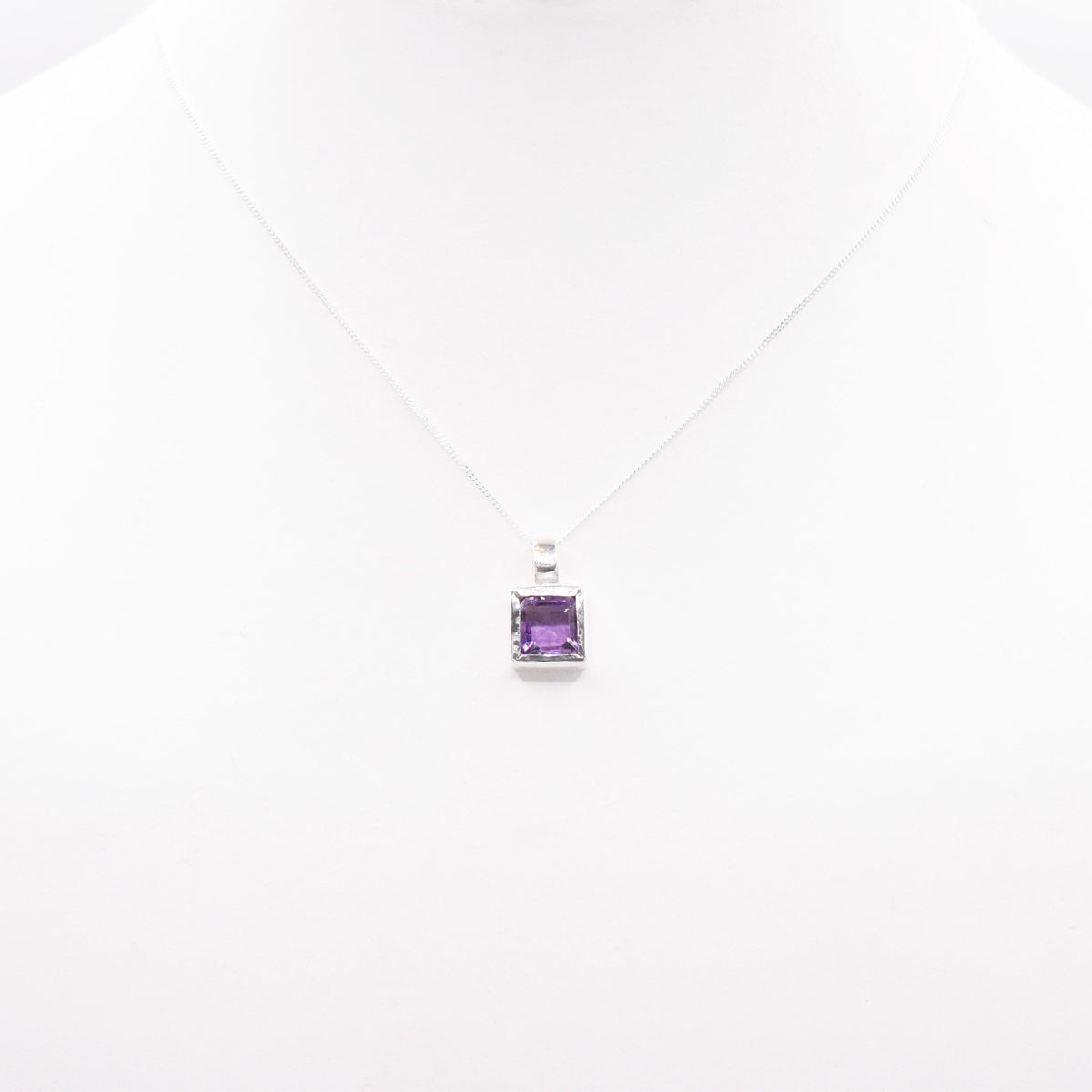 Amethyst Sterling Silver Pendant