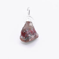 Super 7 Silver Pendant: Ethically Mined Natural Crystal