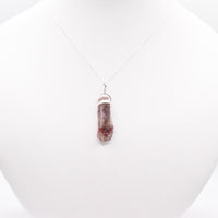 Super 7 Silver Pendant: Ethically Mined Natural Crystal