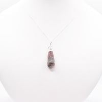 Super 7 Silver Pendant: Ethically Mined Natural Crystal