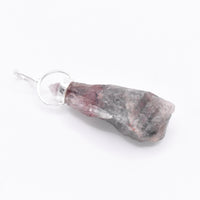 Super 7 Silver Pendant: Ethically Mined Natural Crystal