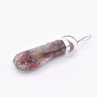 Super 7 Silver Pendant: Ethically Mined Natural Crystal