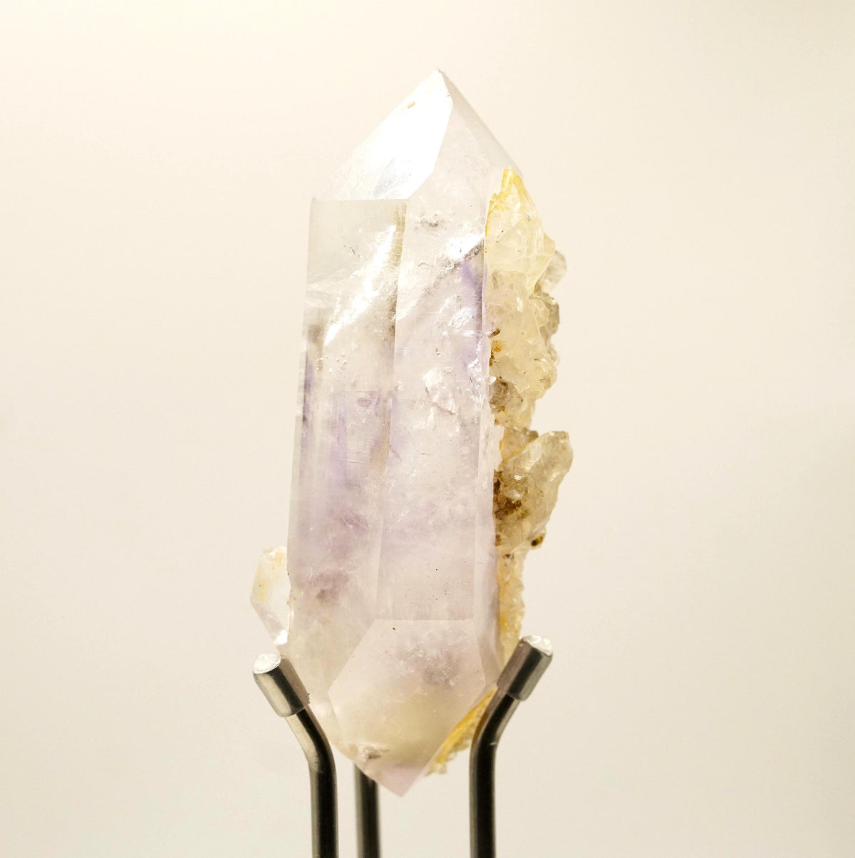 Brandberg Enhydro DT with Analcime: Ethically Hand-Mined Natural Quartz