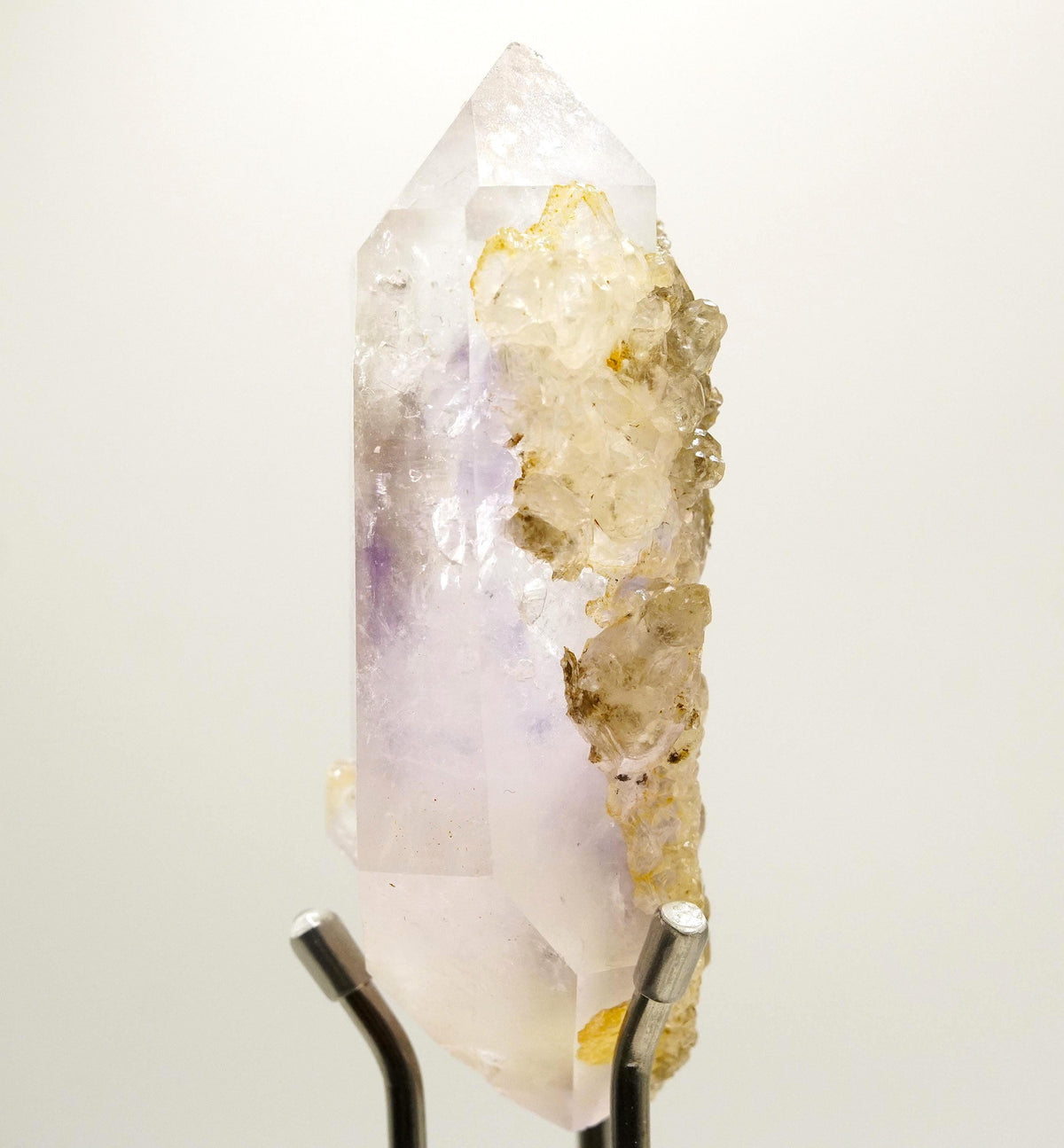 Brandberg Enhydro DT with Analcime: Ethically Hand-Mined Natural Quartz