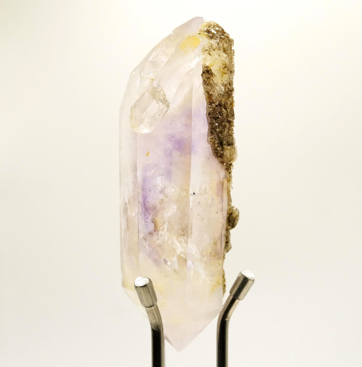 Brandberg Enhydro DT with Analcime: Ethically Hand-Mined Natural Quartz