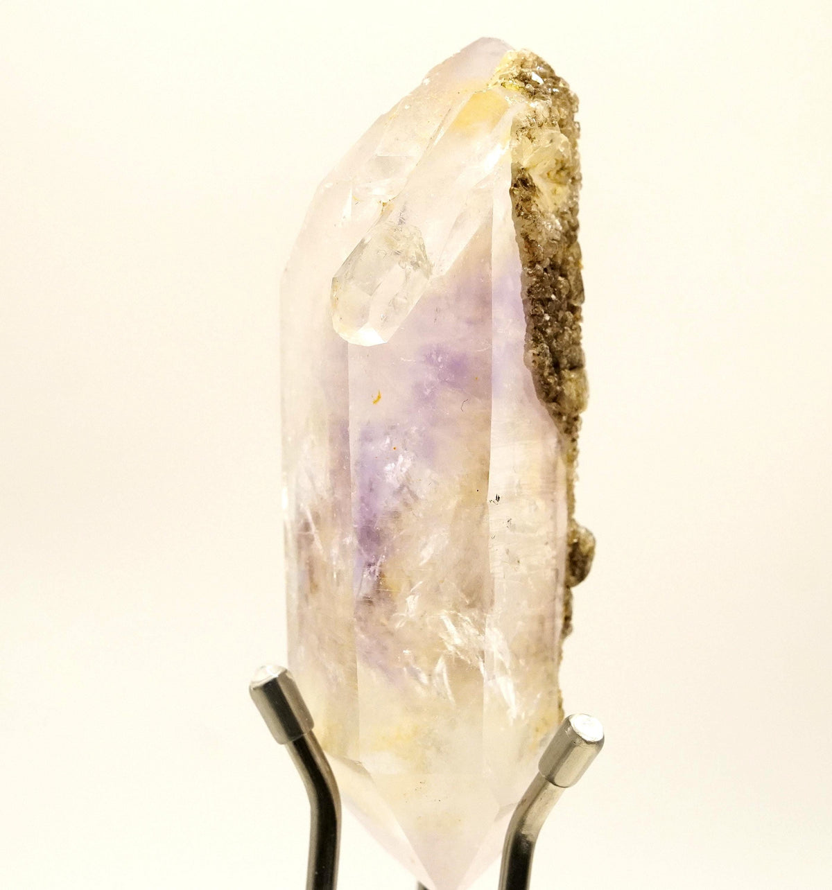 Brandberg Enhydro DT with Analcime: Ethically Hand-Mined Natural Quartz