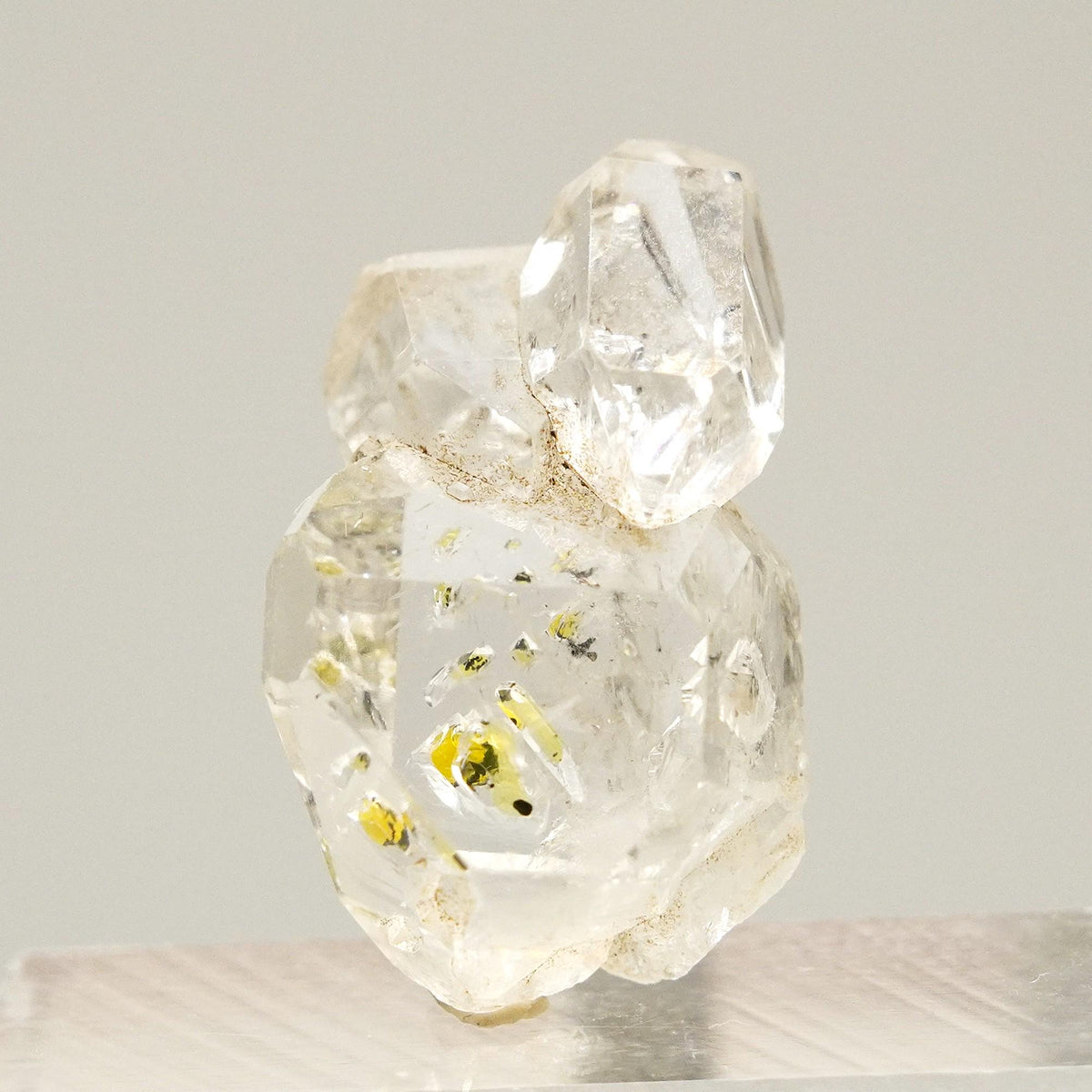 Golden Enhydro - Petroleum Quartz: Ethically Hand-Mined Himalayan Crystal