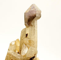 Brandberg Smoky & Amethyst Phantom Sceptre: Hand-Mined Raw Quartz Crystal