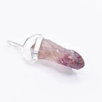 Super 7 Silver Pendant: Ethically Mined Natural Crystal