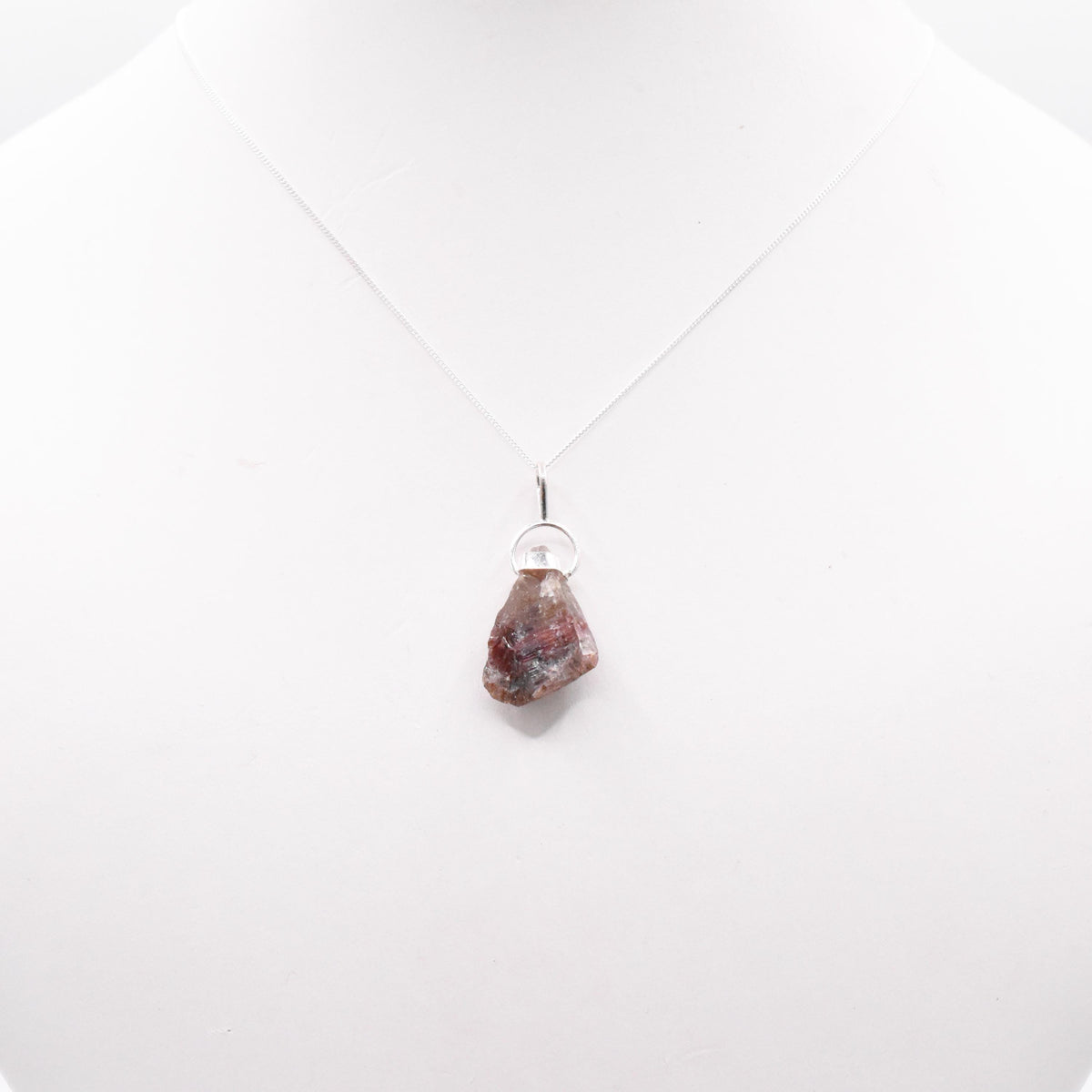 Super 7 Silver Pendant: Ethically Mined Natural Crystal