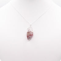 Super 7 Silver Pendant: Ethically Mined Natural Crystal