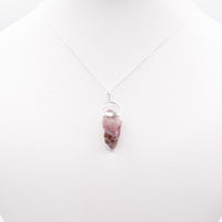 Super 7 Silver Pendant: Ethically Mined Natural Crystal