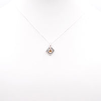 Natural Citrine Silver Pendant: Unique Handmade Natural Gemstone Jewellery