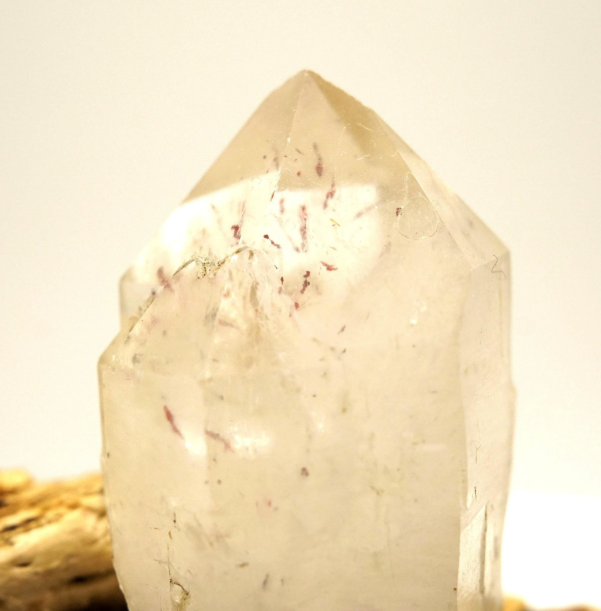 Brandberg Harlequin Crystal: Ethically Hand-Mined Natural Raw Quartz
