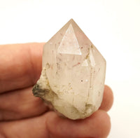 Brandberg Harlequin Crystal: Ethically Hand-Mined Natural Raw Quartz