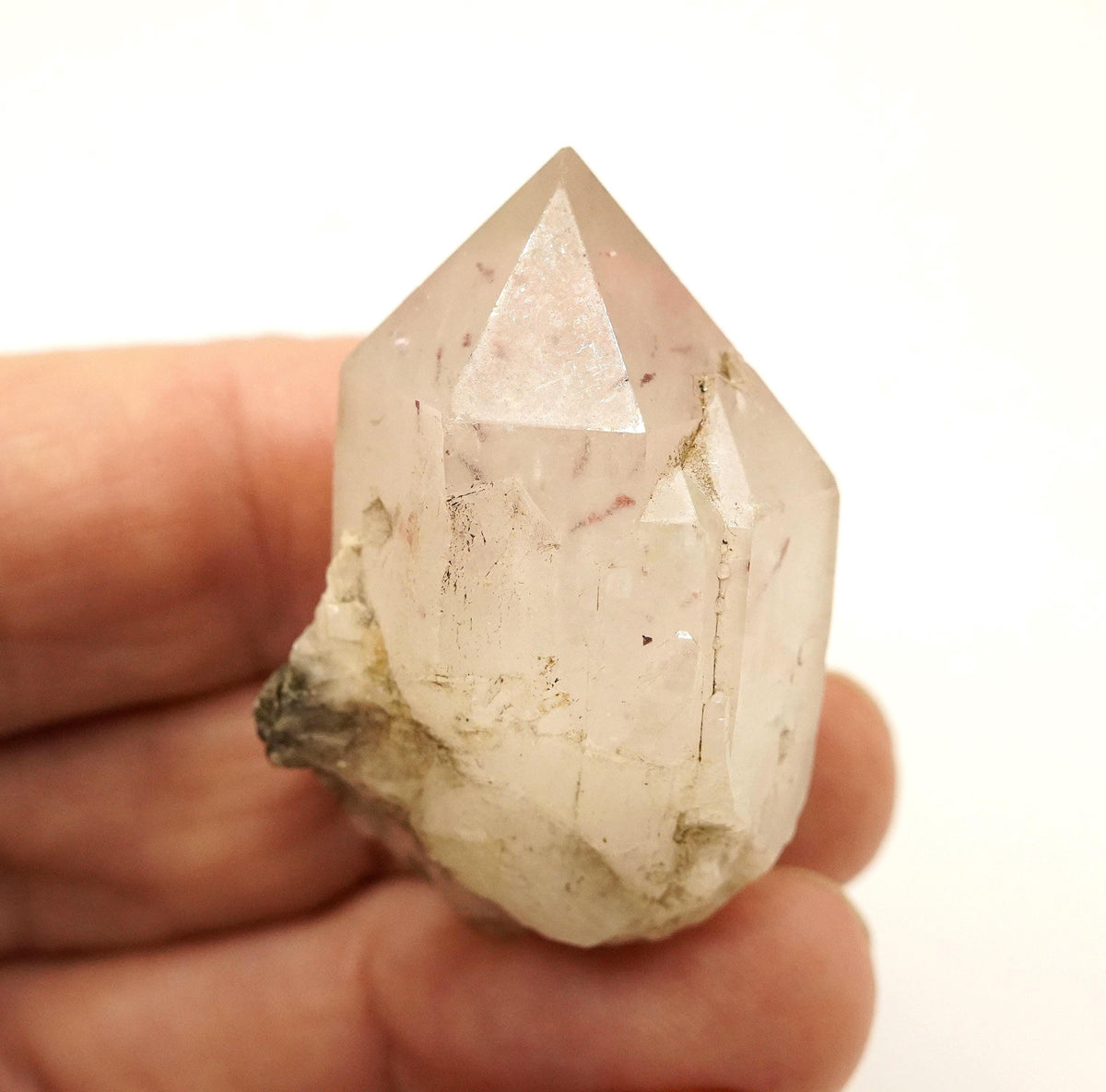Brandberg Harlequin Crystal: Ethically Hand-Mined Natural Raw Quartz