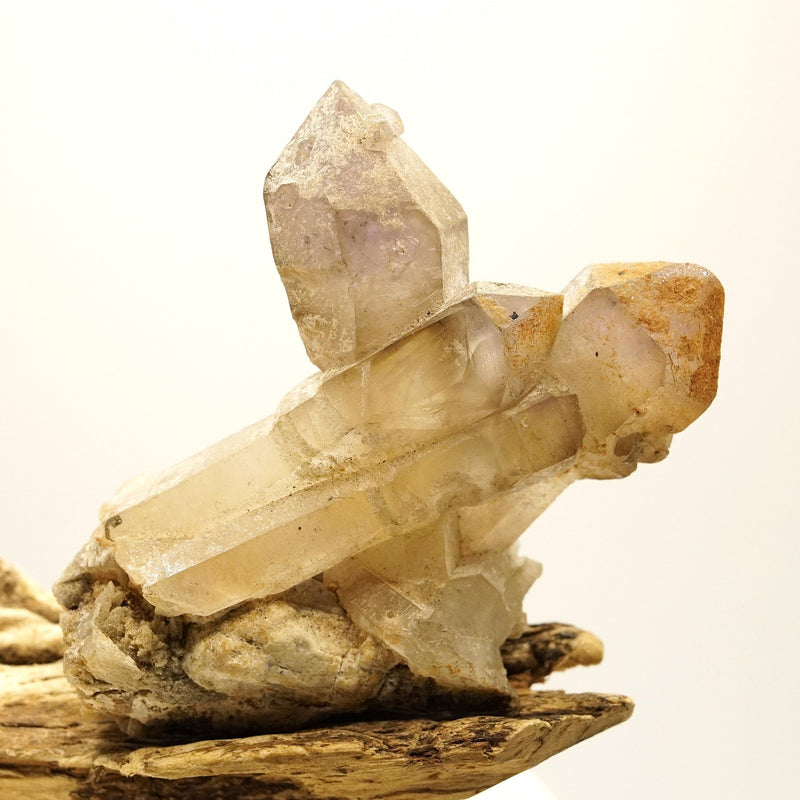 Brandberg Smoky & Amethyst Sceptre: Hand-Mined Raw Quartz Crystal