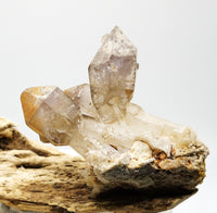 Brandberg Smoky & Amethyst Sceptre: Hand-Mined Raw Quartz Crystal