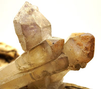 Brandberg Smoky & Amethyst Sceptre: Hand-Mined Raw Quartz Crystal