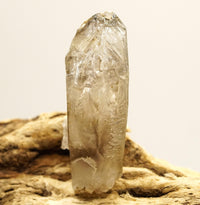 Omapeleki Smoky Brandberg Enhydro DT: Hand-Mined Raw Crystal