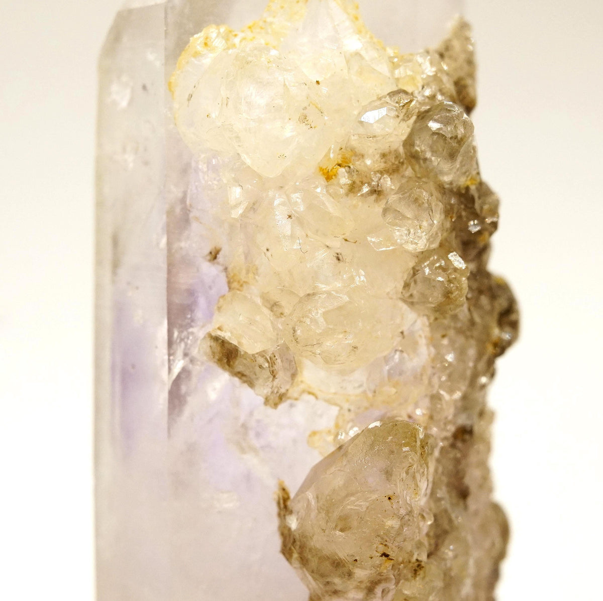 Brandberg Enhydro DT with Analcime: Ethically Hand-Mined Natural Quartz