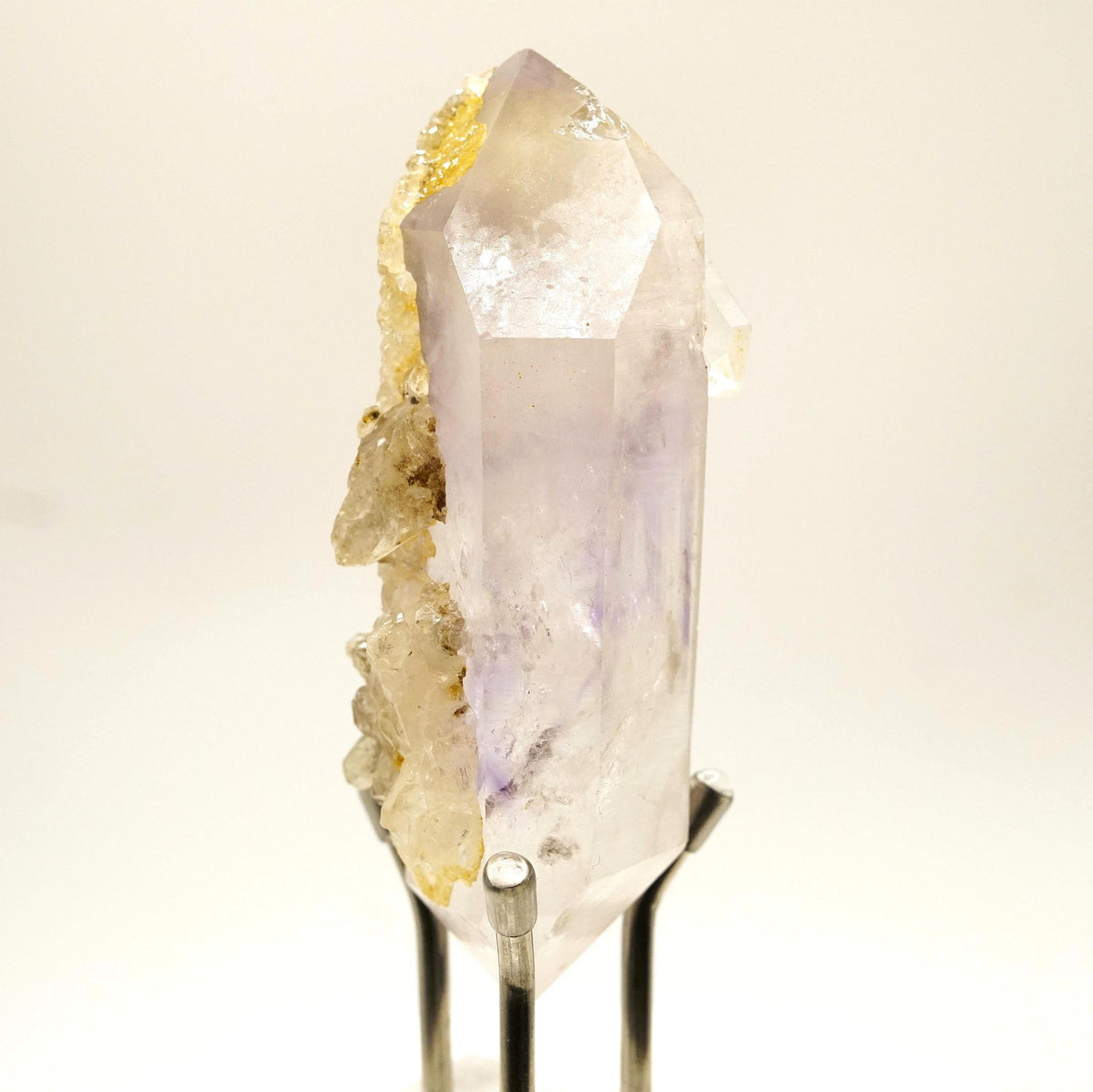 Brandberg Enhydro DT with Analcime: Ethically Hand-Mined Natural Quartz