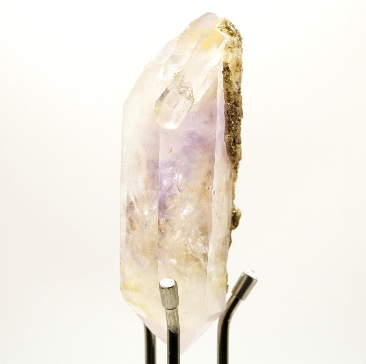 Brandberg Enhydro DT with Analcime: Ethically Hand-Mined Natural Quartz